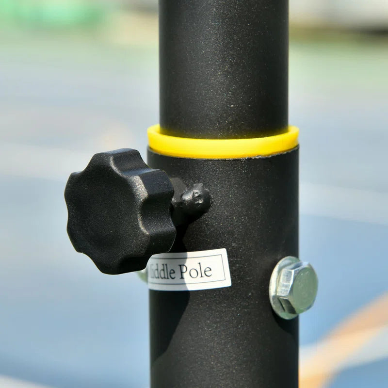 Height Adjustable 102.25" Outdoor Basketball Hoop