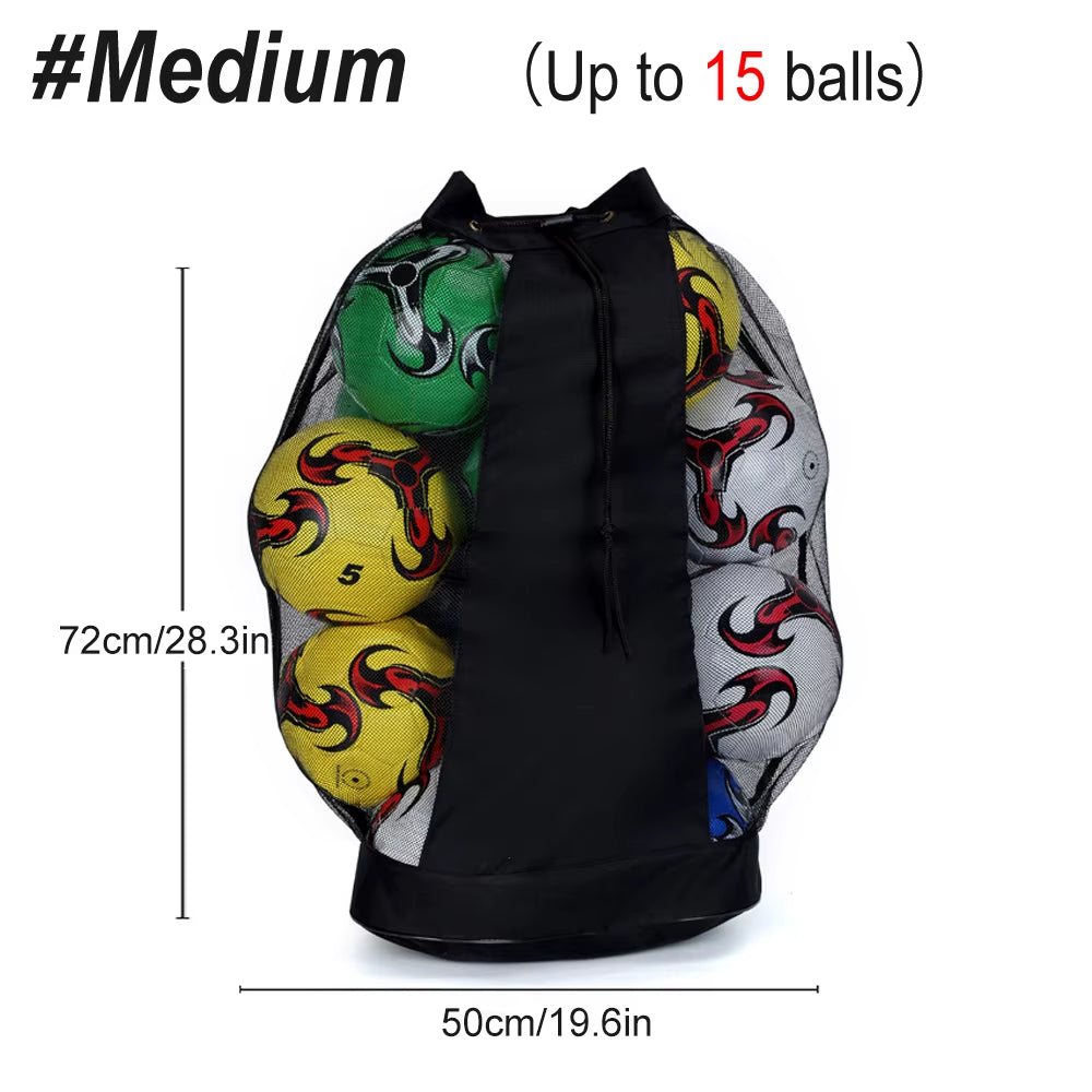 Single Shoulder Ball Bag Large Capacity Soccer Basketball Volleyball Bag Single Shoulder Net Bag for Sporting Accessories
