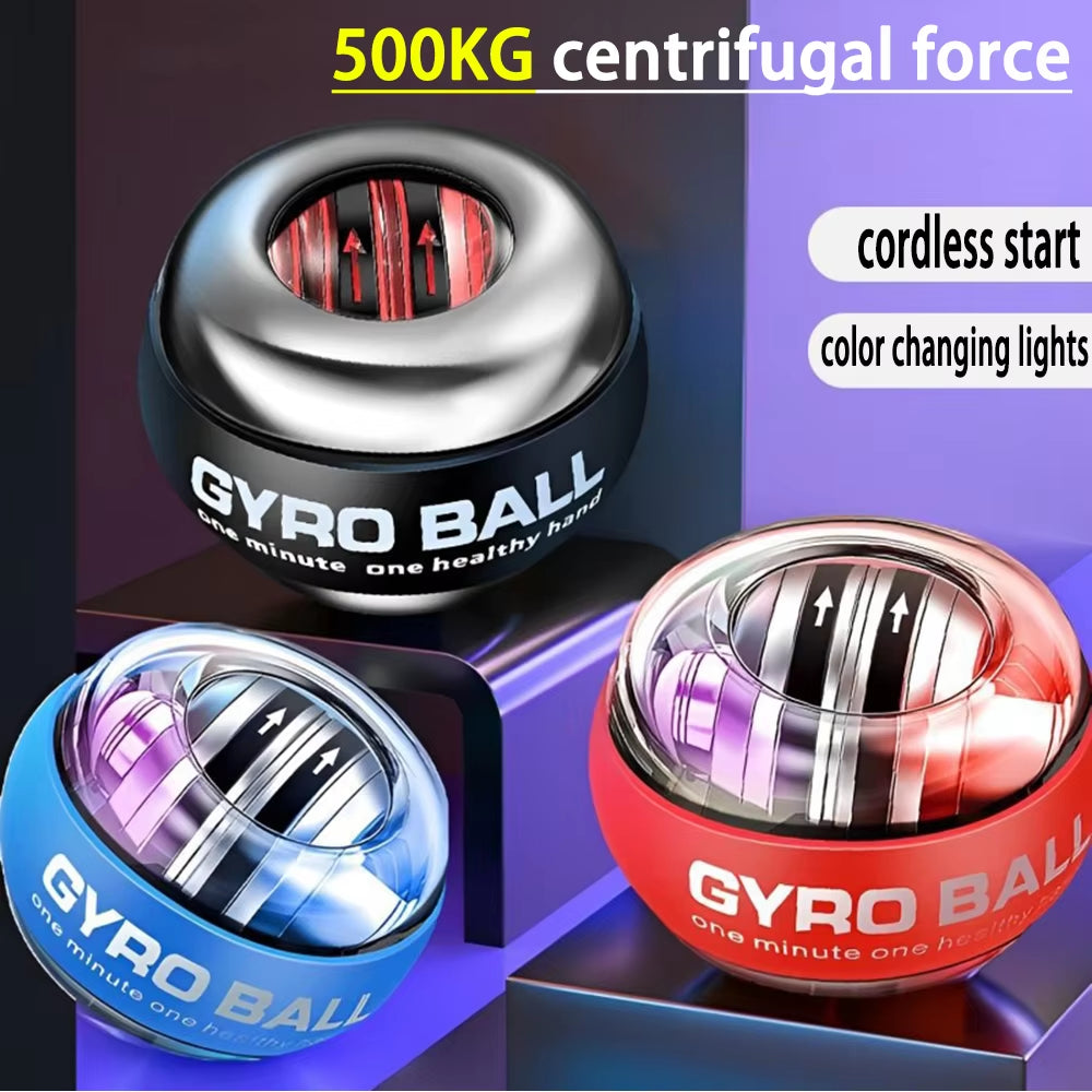 New 100Kg Self Starting Men'S Grip Ball Arm Strength Wrist Metal Silent Centrifugal Fitness Wrist Strength Device
