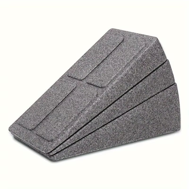 3Pcs/Set Squat Wedge Block Adjustable Non-Slip Squat Ramp Deadlift Wedge Calf Stretcher Slant Board Strength for Squat Deadlift