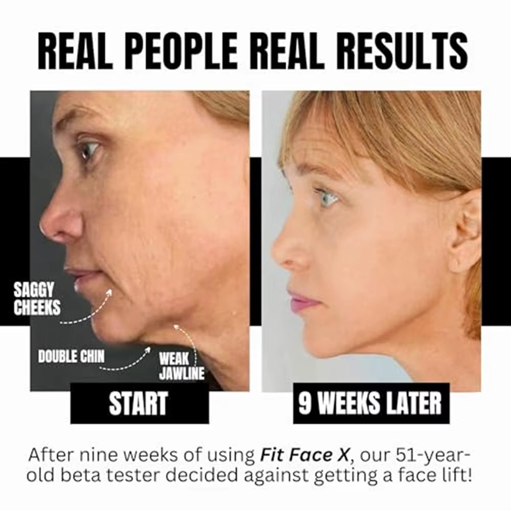 FACE SCULPTING GYM -4 Tools Working Out over 60 Face Muscles/Face Lift in a Box/Fully Sculpt Your Cheeks, Neck, Jowls, Jawline,