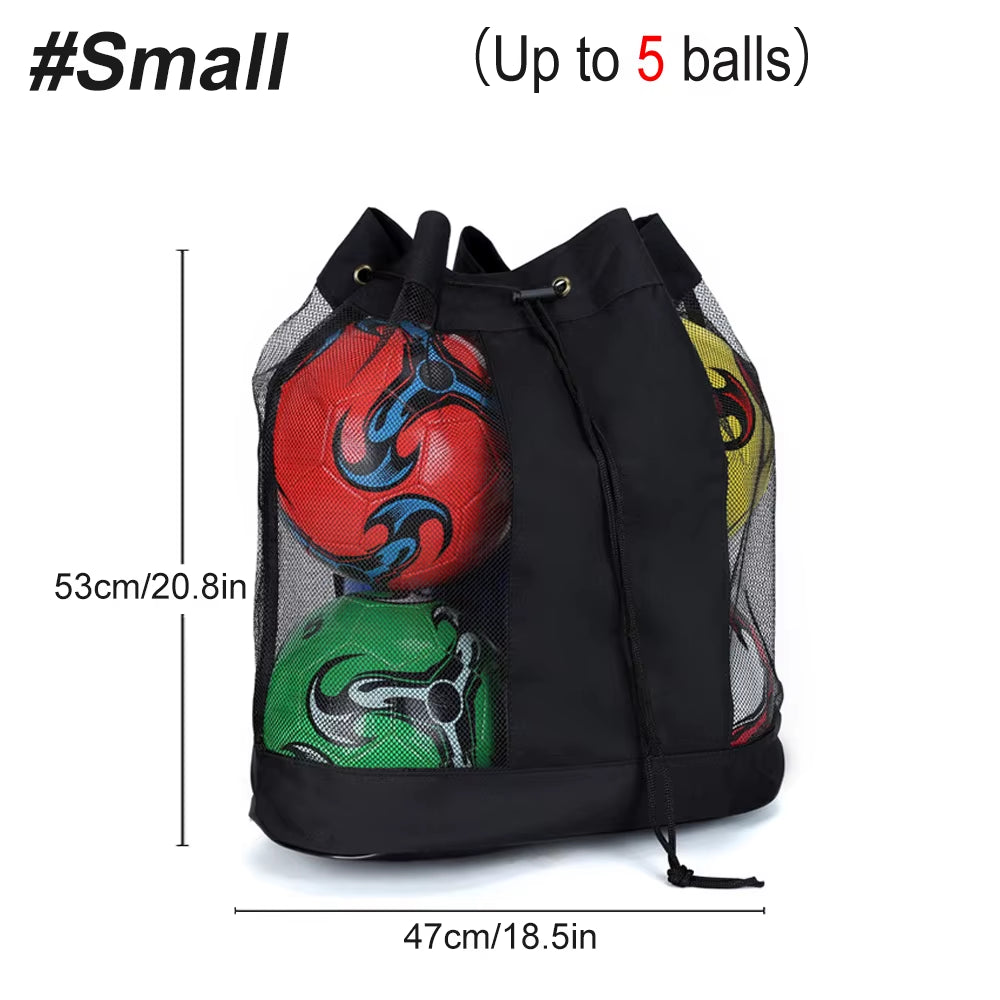 Single Shoulder Ball Bag Large Capacity Soccer Basketball Volleyball Bag Single Shoulder Net Bag for Sporting Accessories