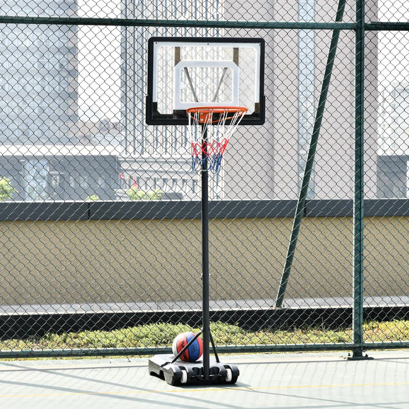 Height Adjustable 102.25" Outdoor Basketball Hoop
